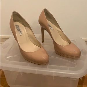 LK Bennett nude patent Sledge pump (Princess Kate)